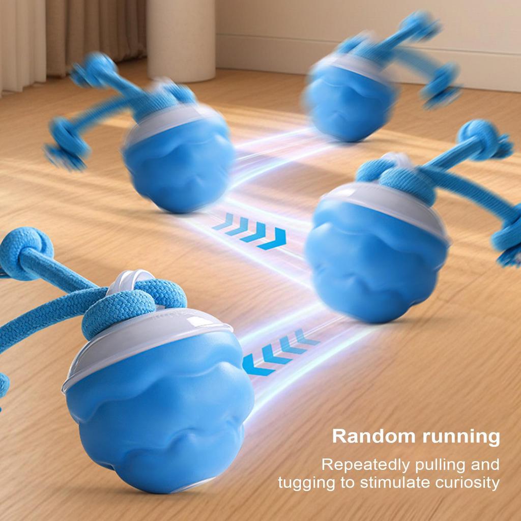Interactive Dog Ball Electric Moving Dog Chasing Ball Quiet Puppy Chewing Supplies Exercise Training Accessories For Grassland
