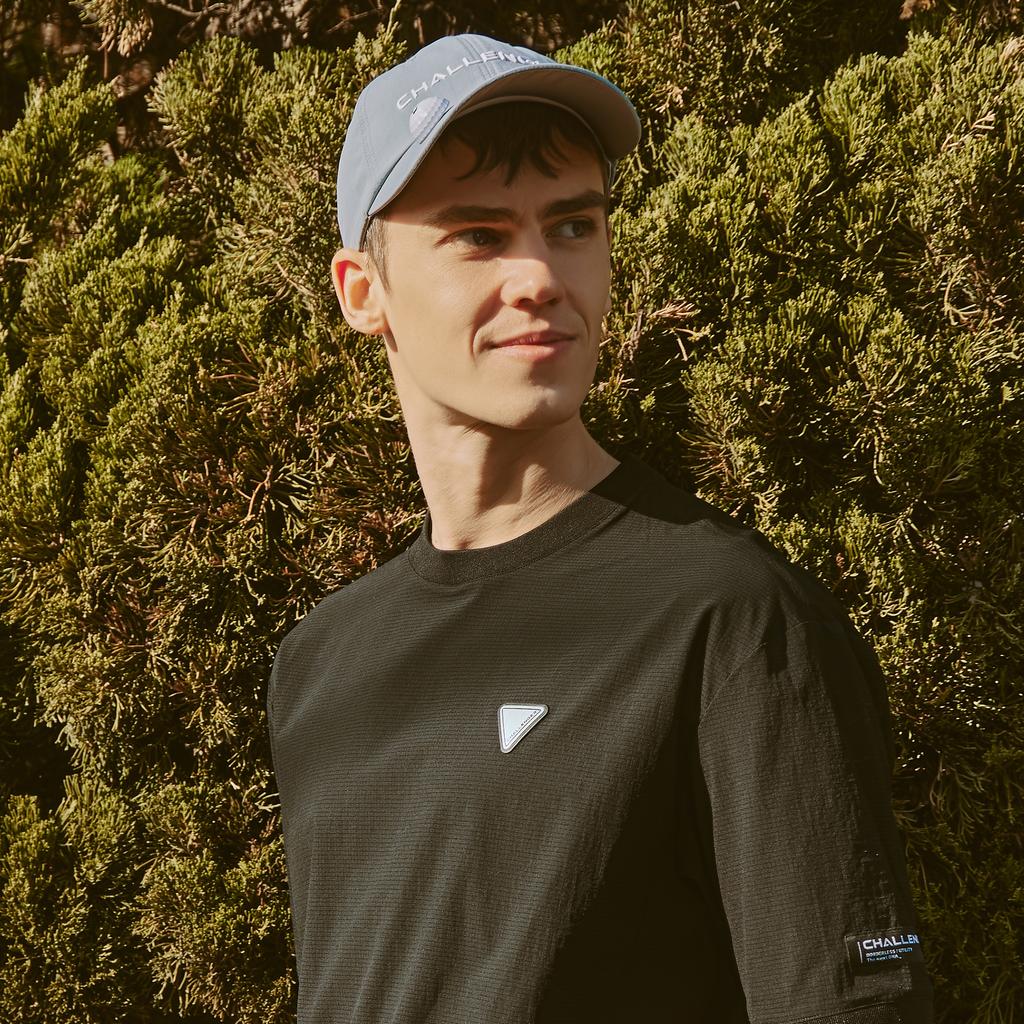 CHALLENGER Ripstop Triangle Ring Ella Band Unisex Baseball Cap Dark Blue