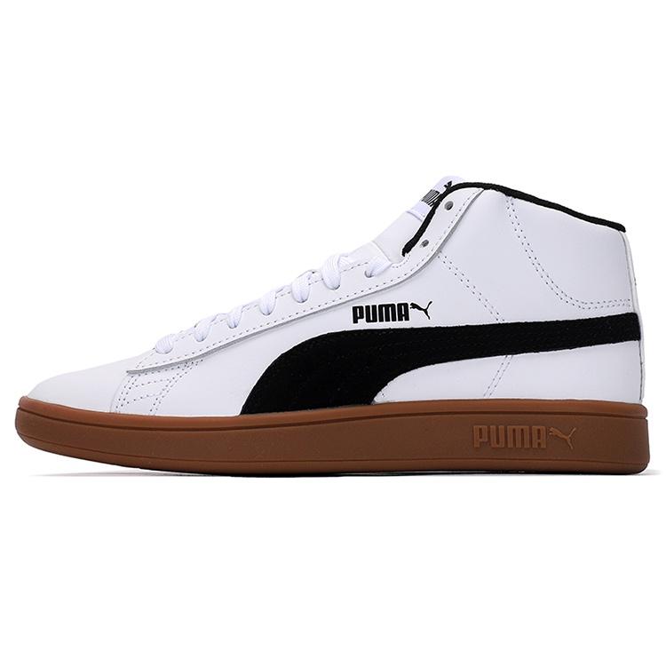 PUMA Unisex Smash V2 Mid-Top Sneakers White Men s 366924-14 EU 35.5