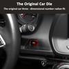 Red Real Carbon Fiber Engine Start/Stop Push Button Cover for 14-19 C7 Corvette