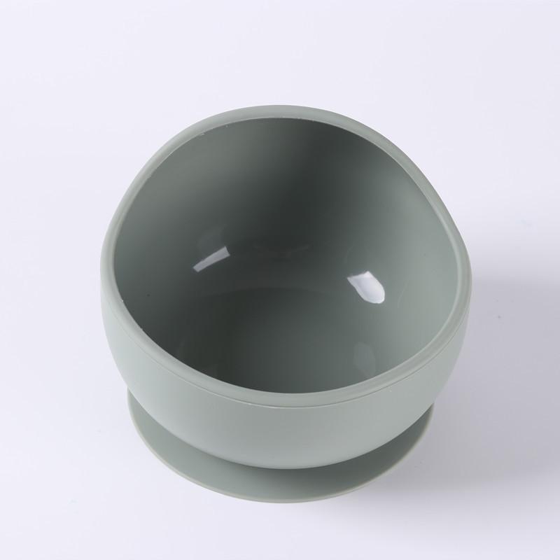 Non-Toxic Children Silicone Suction Cup Bowl Feeding Tableware Infant Non-Slip Training Learning To Eat Bowl Baby Complementary Bowl