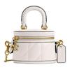 Trail 12 Top Handle Zipper Closure Napa Leather Mini Shoulder Bag Women Handbags Chalk-White CU144-B4HA