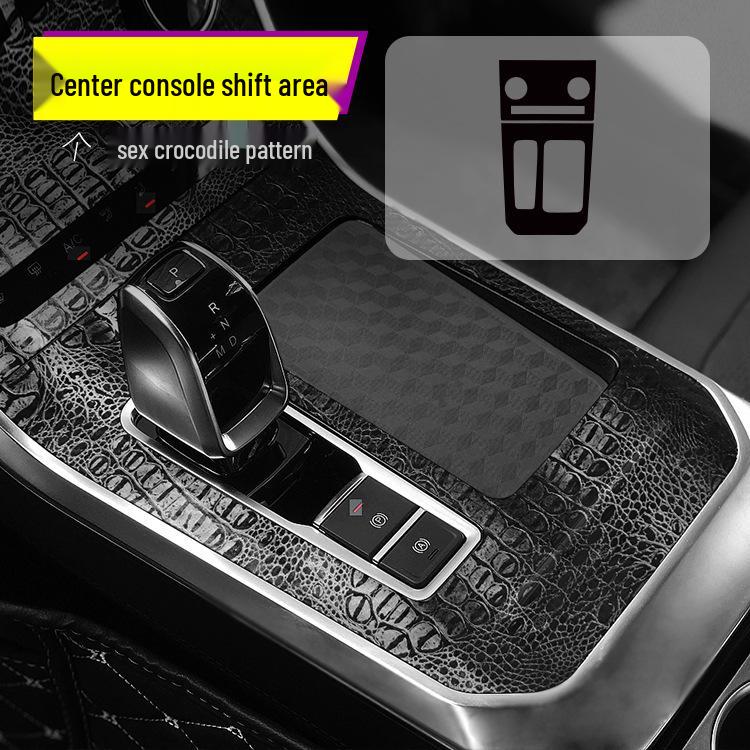 Tiggo 5X Interior Carbon Fiber Gear Shift Decoration Film