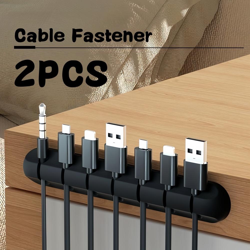 3/5/7Hole Cable Cord Wire Organizer Silicone USB Cable Winder Management Clips Self Adhesive for Mouse Keyboard Headset