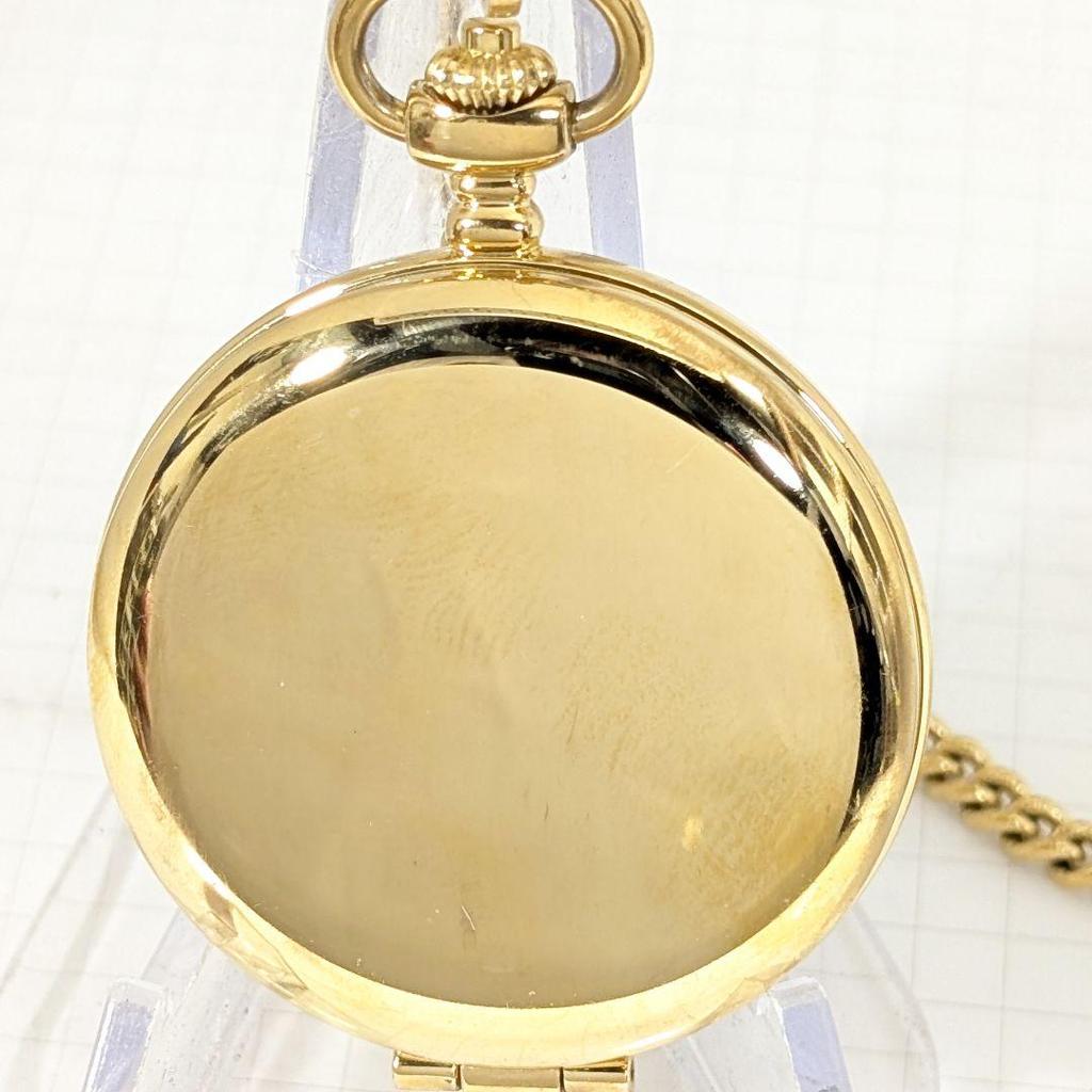 [USED] SEIKO ALBA Pocket Watch, Hunter Case, Battery Replaced, Working Condition, F-09