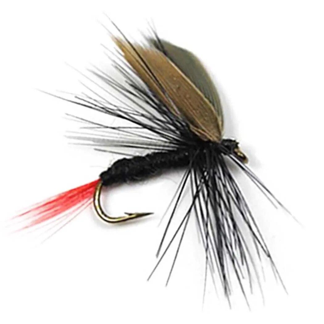 1/3 шт. сухие мушки для ловли форели — фото 10