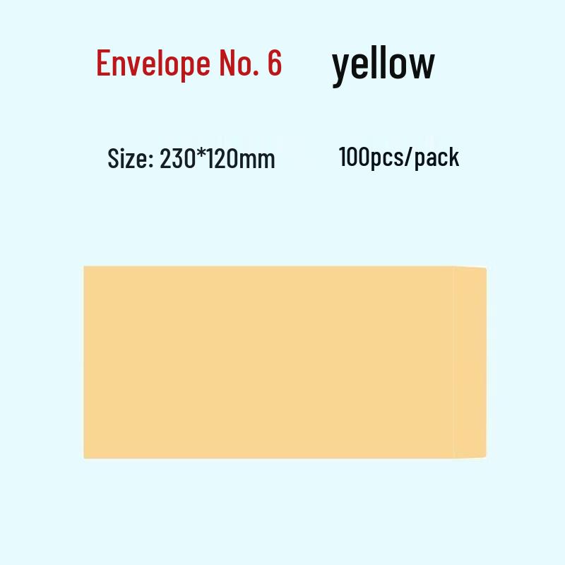 SEE KEAN Blank Kraft Office Envelopes