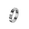 Titanium Steel Women's Ring - Light Luxury Korean Style, Non-fading Stainless Steel Band Jewelry.