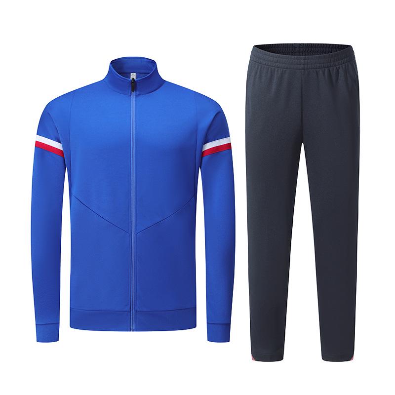 Unisex Autumn/Winter Sportswear Set: Comfortable, Warm Long-Sleeve for Outdoor Runs & Group Activities, Customizable Design.