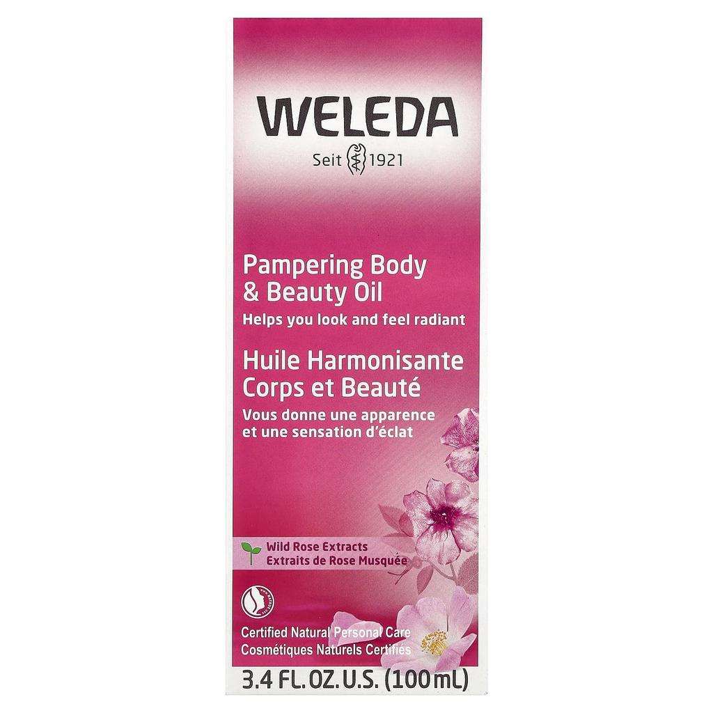 Pampering Body & Beauty Oil, Wild Rose Extract, 100Ml(3.4Fl Oz)