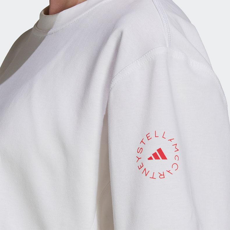 Adidas SMC Loose Breathable Sports Short Sleeve T-Shirt Women Tops White GT9455