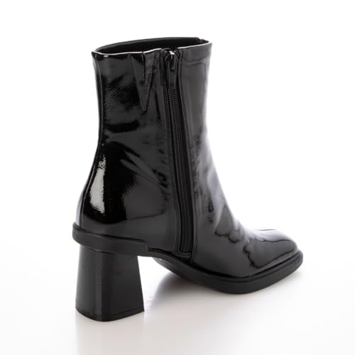 Niedliche CAMY48301 Schwarze Emaille Regenstiefel