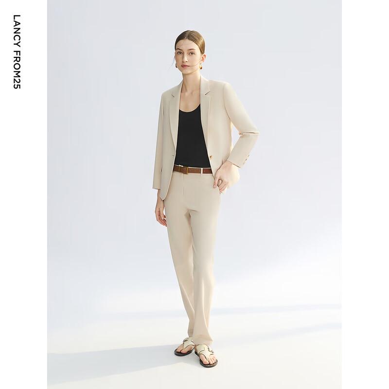 Langzi Women's Formal Straight-Leg Suit Pants