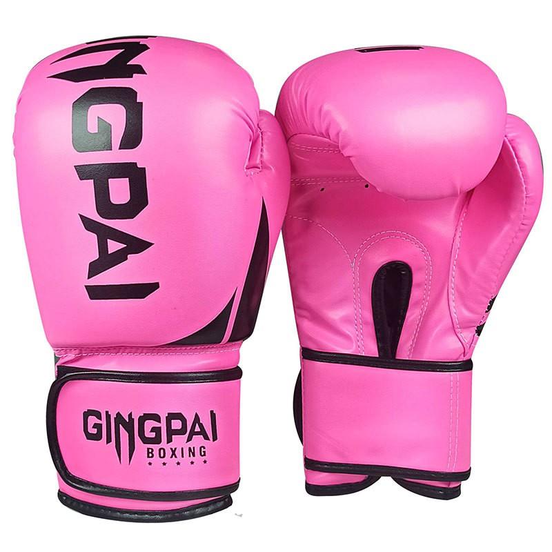 Professional Boxing Gloves Muay Thai Kickboxing Training Punching Bag Kids Adults PU Leather 6oz 8oz 10oz 12oz