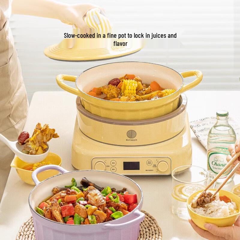 Buydeem Enamel Cast Iron Pot