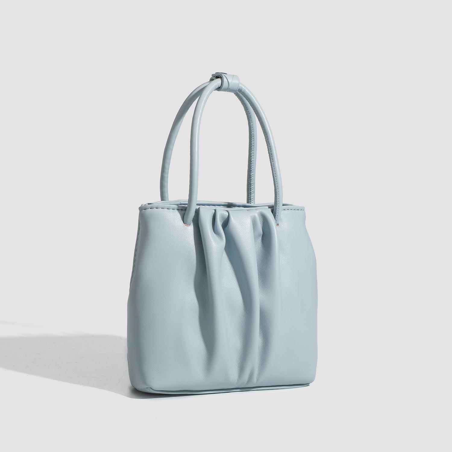 

Сумка жіноча нова складна модна багатоцільова повсякденна корейська версія маленької квадратної сумки сумка-відро ніша проста сумочка