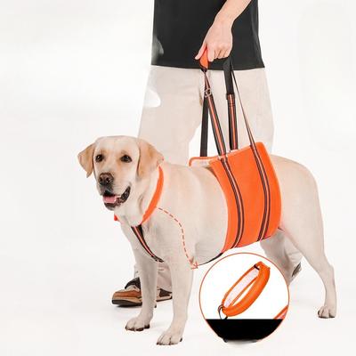Das Hunde-gestützte Haustier-Rehabilitations-Reisebrust- und Rückengeschirr kann die Hundeleine verstellen