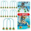2pcs/set Diving Door Funny Water Sports Swim Rings Reusable Diving Training Crossing Rope Door Outdoor Pool