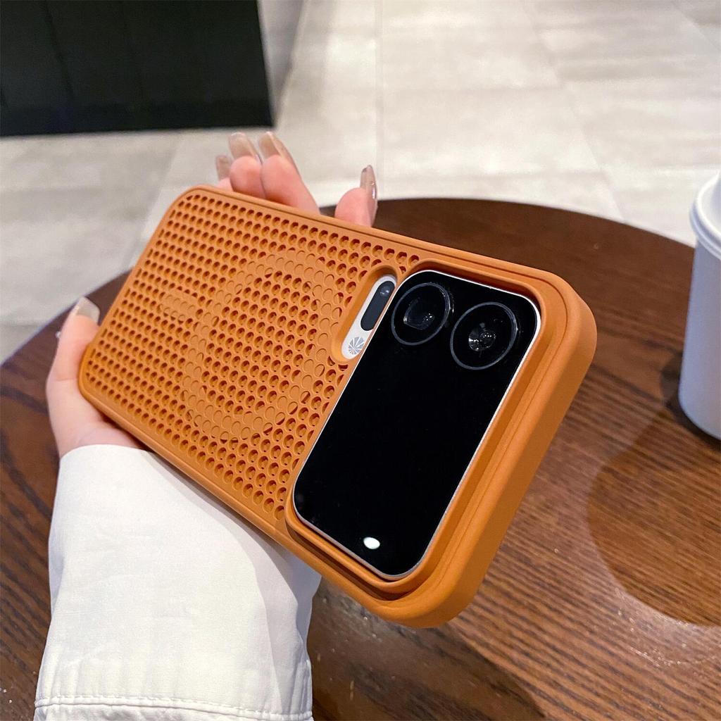 Honeycomb Mesh Heat Dissipation Magnetic Phone Case For Xiaomi Mi 17 Pro 17 Pro Max 15 14 13 Pro For Magsafe Hard PC Back Cover