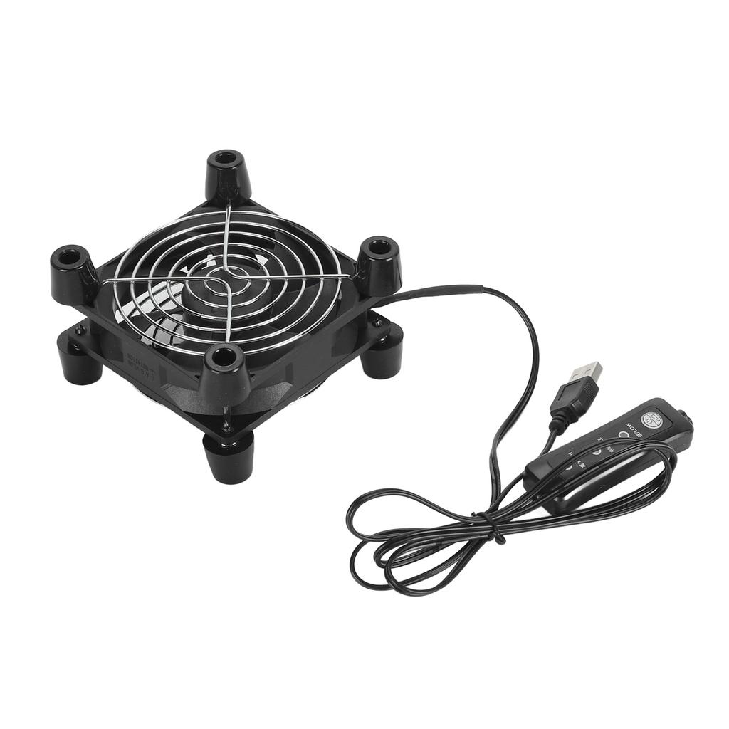 90mm PC Case Fan Professional 5V 2800RPM Efficient Low Noise 3 Levels Adjustment USB Case Fan for Computer Game Console