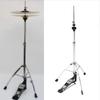Three Leg Hi-Hat Stand Durable Metal Cymbal Stand for Drummer Musical Instrument