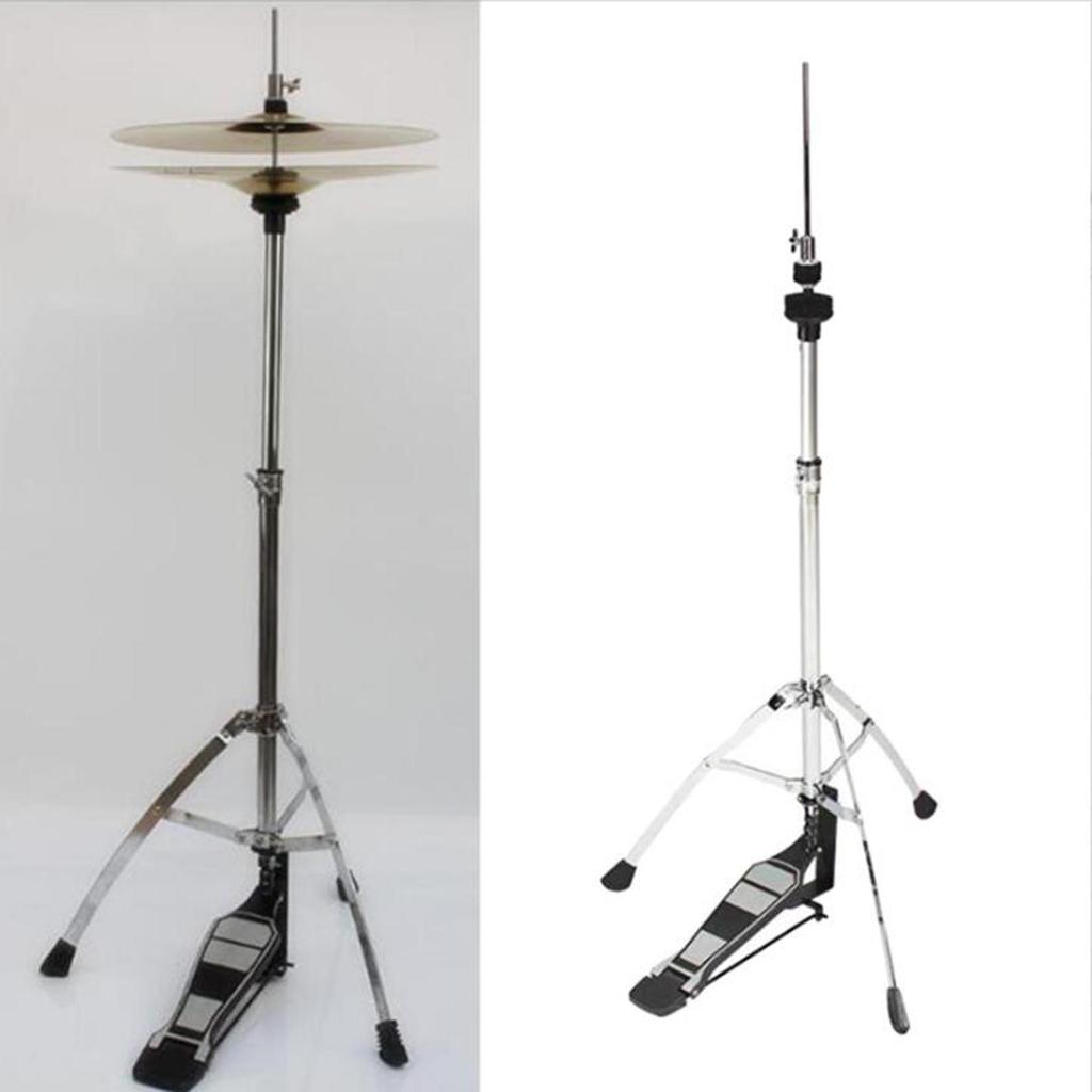 Three Leg Hi-Hat Stand Durable Metal Cymbal Stand for Drummer Musical Instrument