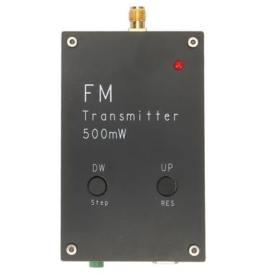 FM Stereo Sender 2000m 500mW RC FMND 88‑108MHz Aluminiumlegierung Tragbarer FM-Sender