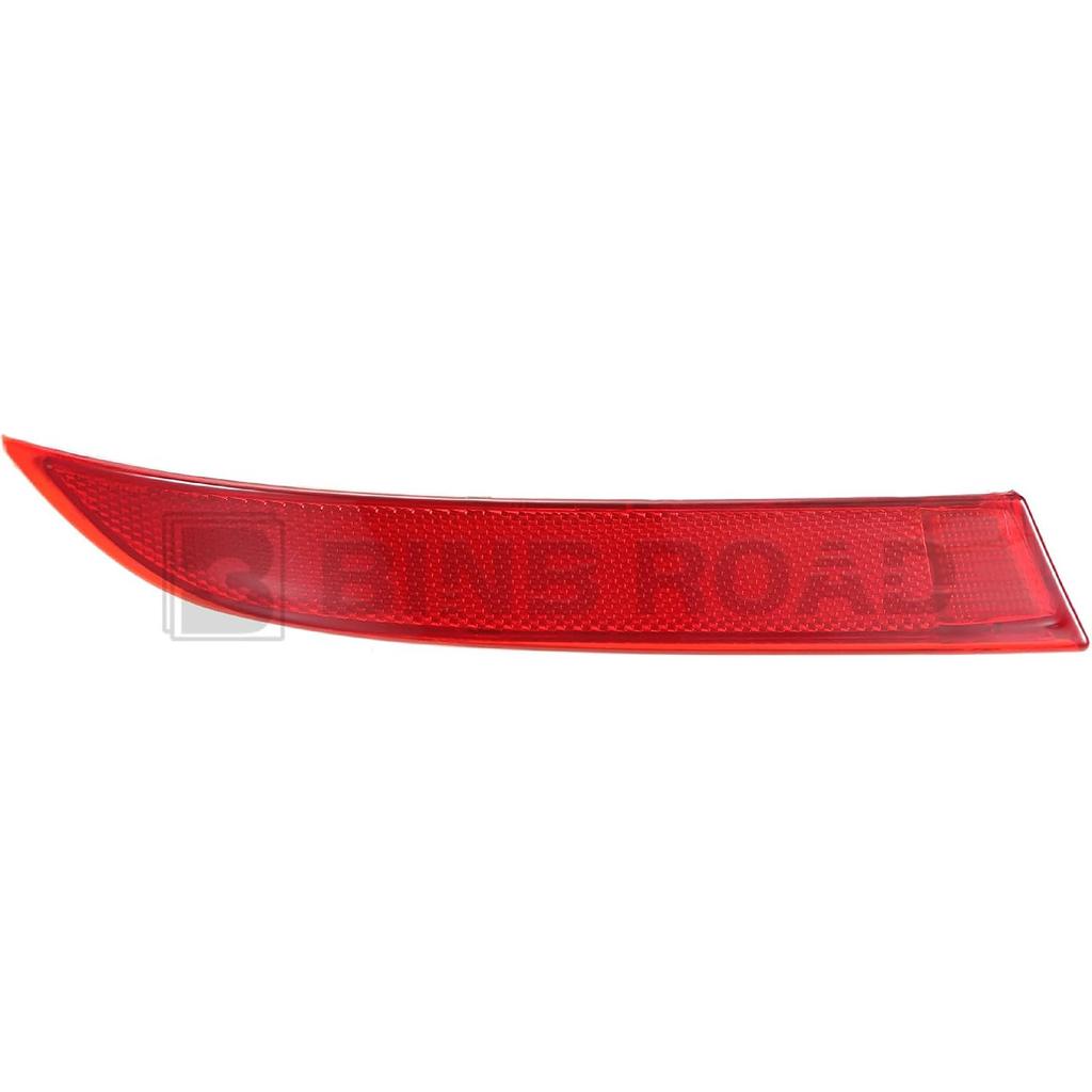 2Pcs Rear Bumper Reflector 63147240997 + 63147240998 Left Right Red Trim Compatible with BMW X5 E70 2009-2013