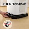 Connectable Design Mobile Flatbed Cart Heavy-duty Transporter Trolley  Computer Tower Stand