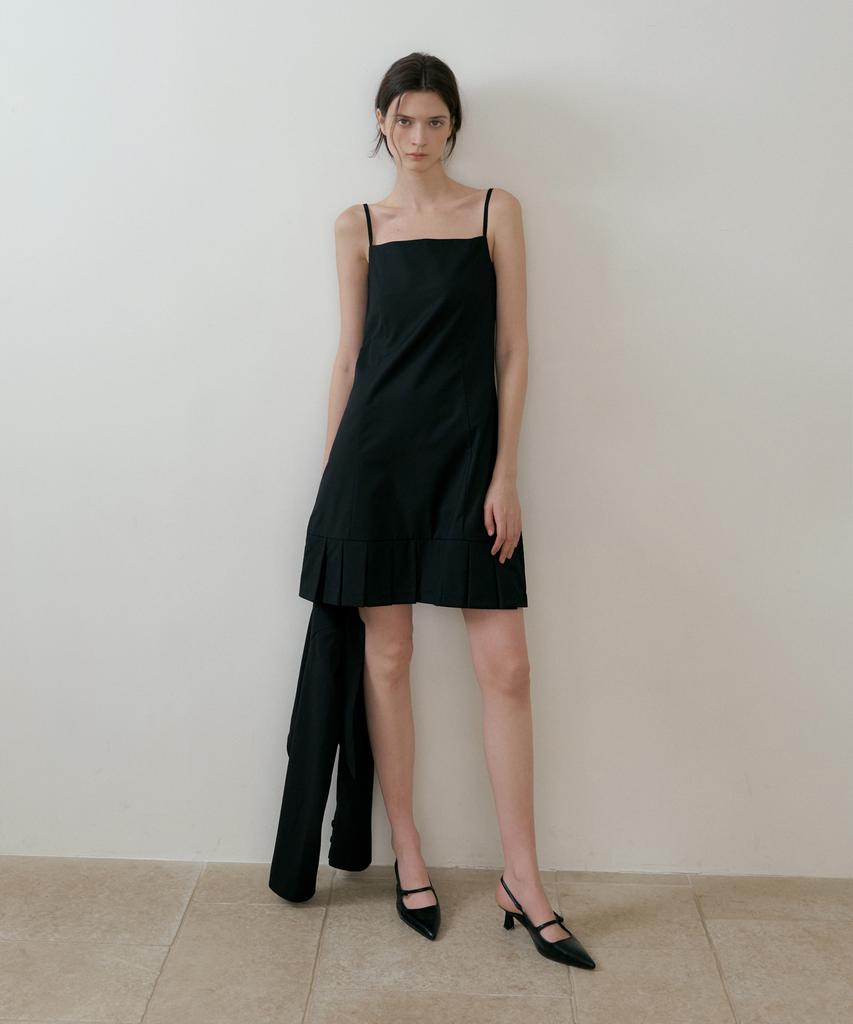 Riorg Batd Jacket With Pleats Sleeveless Ops Black