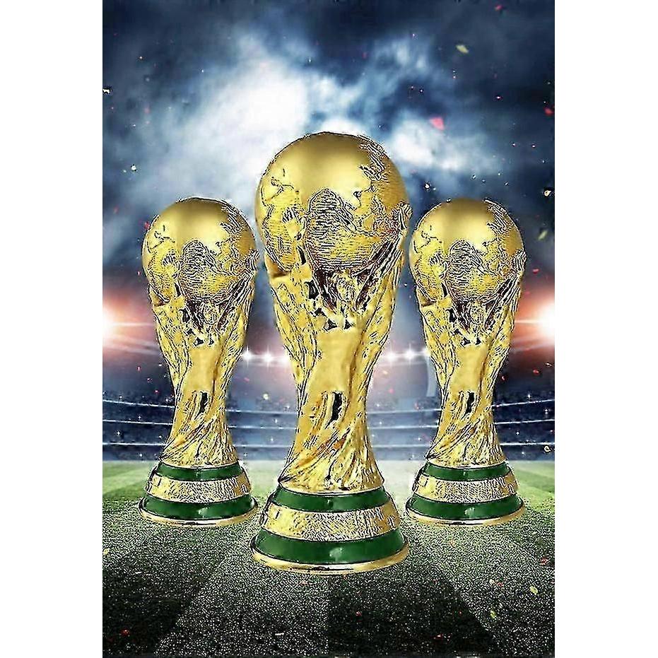Official FIFA World Cup Trophy Replica - 27/36cm Resin Football Trophy for Fans and Collectors
