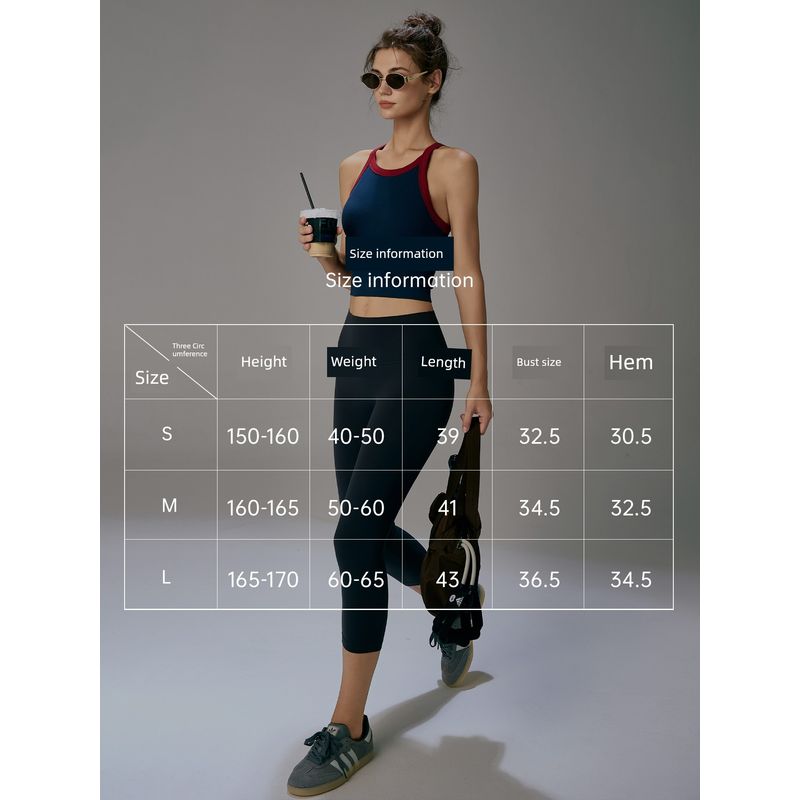 Mitaogirl Kendall Wind Sports Vest Women Running Fitness Top I-Shaped Yoga Clothes Outer Wear Shockproof Bra