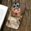 Little Monkey  Phone Case For iPhone 17,16,15,14,13,12,11 Plus,Pro Max,XS,Colorful Silver Phone Case Funda Cover