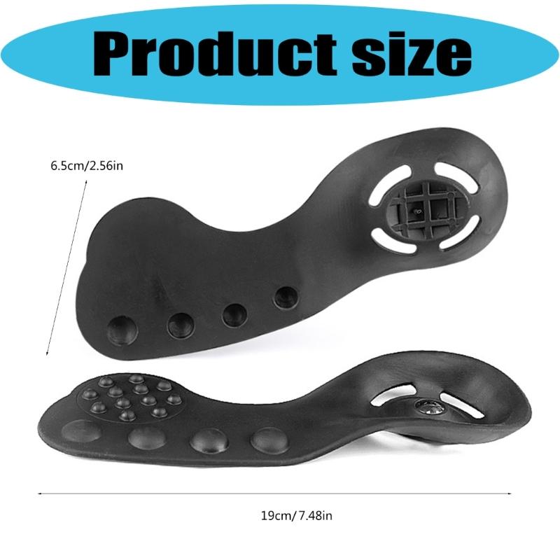 Magnetic Message Foot Pads Soles Pads For Flat Feet TPE Flat Foot Support Insoles With Massage Point For Plantar Comfort