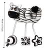 Animal-shaped Baby Stroller Hanging Pendants Cow Plush Stuffed Sensory Toy  Montessori Toys