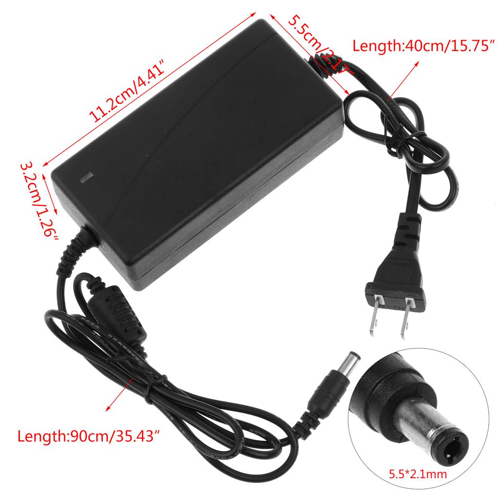 For DC 12V Adapter 100V-240V Lighting Transformer 5A Power Supply Adapter Converter For LED Strips Light CCTV