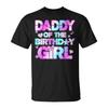 Daddy The Birthday Girl Kpop Family Birthday Party Girls T-Shirt