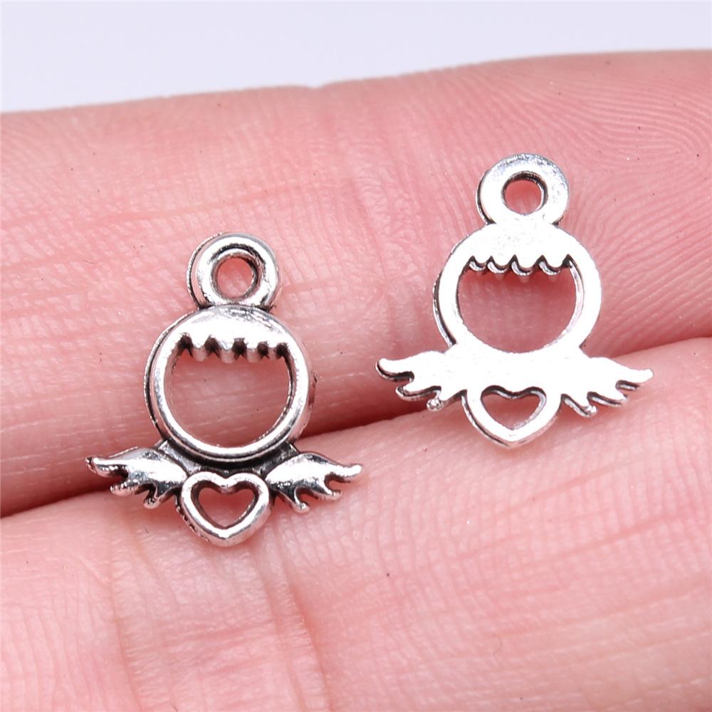 20pcs Angel Charms Antique Silver Color Angel Charms Pendants For Bracelets Angels Charms Making Jewelry