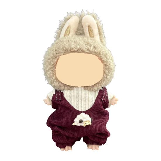 Doll Clothes Set for 17cm Labu-bu Luxury Chic Style Outfit Unique Doll
