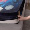 Space Astronaut Pattern Mattress Three-Piece Digital Printing Mattress Bedding Set Adult Children