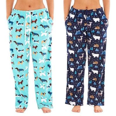 Keanu Womens/Ladies Fleece Animals Lounge Pants (Pack of 2)