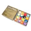 16pcs Billiard Balls Professional Standard 2.3in Diameter Resin High Friction Resistance Pool Table 