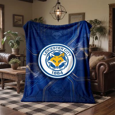 Leicester City Fußball Druck Flanell Decke Weich Warm Sofa Bett Überwurf für Zuhause Büro Schlafzimmer