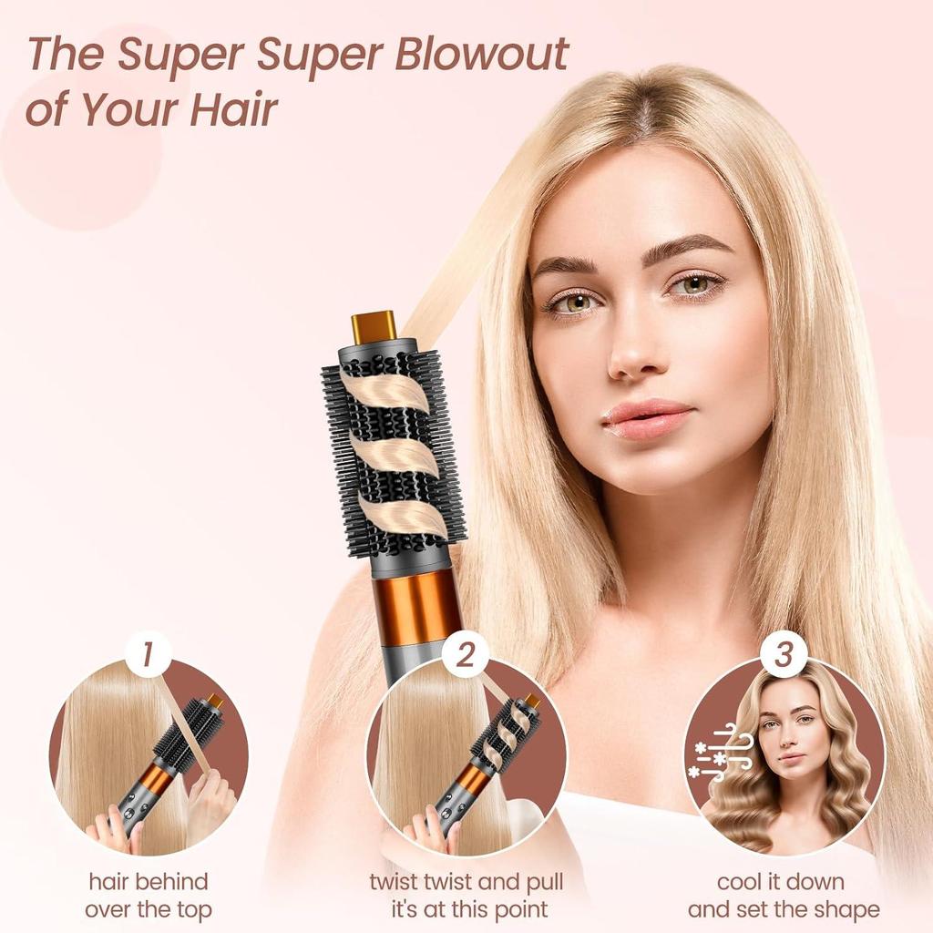 Kompatybilny z Dyson Airwrap HS09 Okrągłą Szczotką, HS05 i HS08 Stylizatorem z Wałkiem