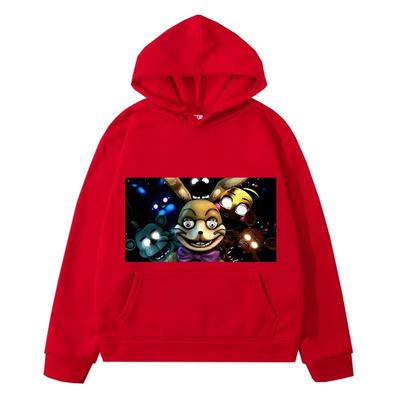 FNAF anime hoodie Herfst Fleece Sweatshirt jongens y2k sudadera trui Jas Beer Konijn Spel Kawaii Hoodies kinderkleding meisjes