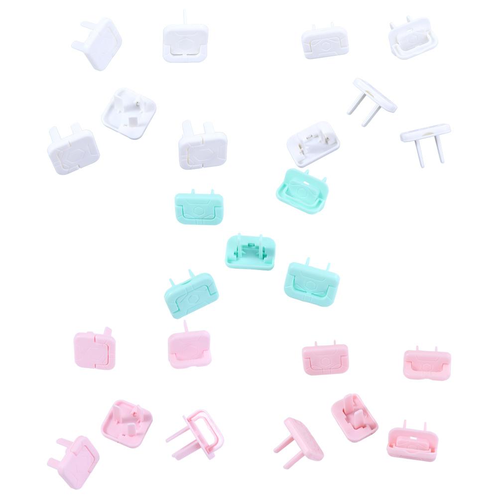 Electrical Outlet Two Holes Baby Safety Guard Protection Cap Protector Cover Socket Power Protect Covers Anti Electric Shock