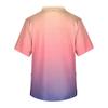 Men's Tie, Gradient Print Top | V,Neck With Pockets, Comfort Fit For ,Care & Daily Work