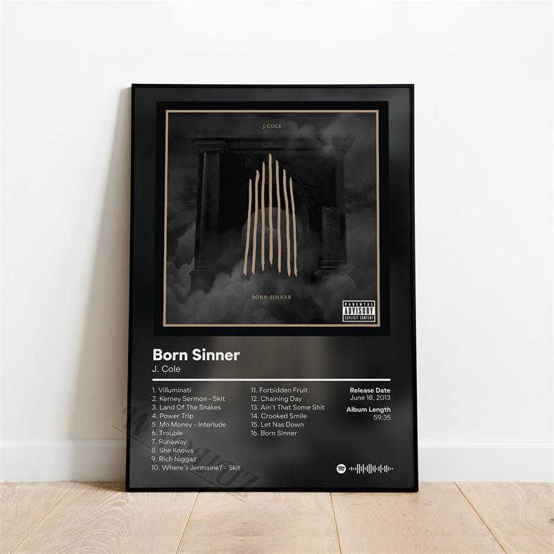 Rapper J. Cole Migos Musik Album Bilder Hip Hop Sänger Star Print Poster Für Wohnzimmer Leinwand Malerei Kunst Home Wand Dekor