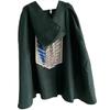 Capa de Anime para Crianças de Halloween Shingeki No Kyojin Legião de Exploração Fantasia Cosplay Cos Capa Verde Roupas Masculinas Femininas