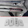 For Honda CR-V 2023-2024 Silver Matt Window Lock Lift Panel Frame Cover Trim 4pc